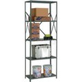 Global Equipment Steel Shelving 20 Ga 36"Wx12"Dx97"H Open Clip Style 5 Shelf 234374A